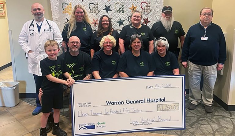 LeRoy VanTassel Memorial Fund Donates More Than $11,000 to WGH Cancer Center